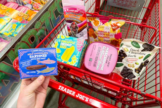 trader joes new august items in shopping cart