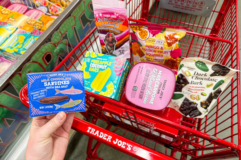 trader joes new august items in shopping cart