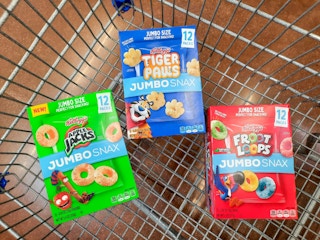 walmart kelloggs jumbo snacks in cart