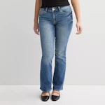Juniors' Low Rise Bootcut Jeans