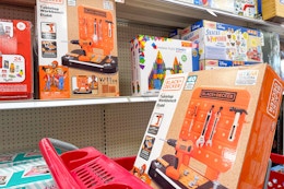 Black+Decker Toy Workbench, Only $18.99 at Target (Reg. $40) card image