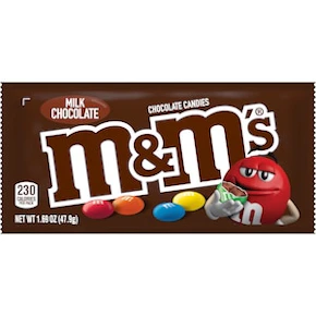 4 M&M's Milk Chocolates Bags