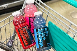 vitaminwater in shopping cart