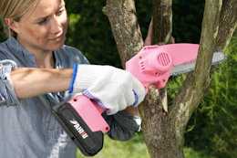 Walmart mini pink chainsaw set