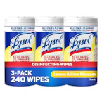 3 Lysol Disinfectant Wipes 3-Packs