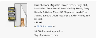 screen door Amazon receipt