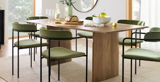 west elm solid wood dining table