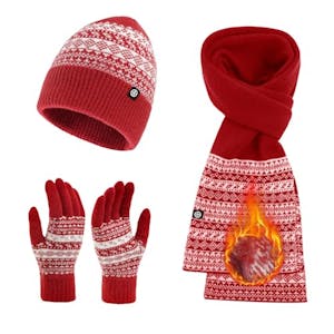 Women's Winter Hat, Scarf & Gloves Set