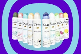 Dove Spray Deodorant 10-Pack, Only $29.99 at Groupon card image