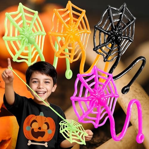 Sticky Spider Web Party Favors