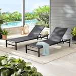 Mainstays Dashwood Chaise 2-Pack