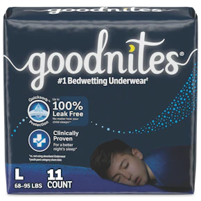 2 Goodnites Nighttime Underwear