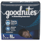 2 Goodnites Nighttime Underwear