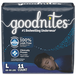 2 Goodnites Nighttime Underwear