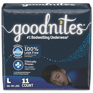 2 Goodnites Nighttime Underwear