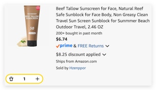 Beef Tallow Sunscreen