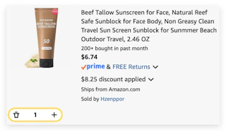 Beef Tallow Sunscreen