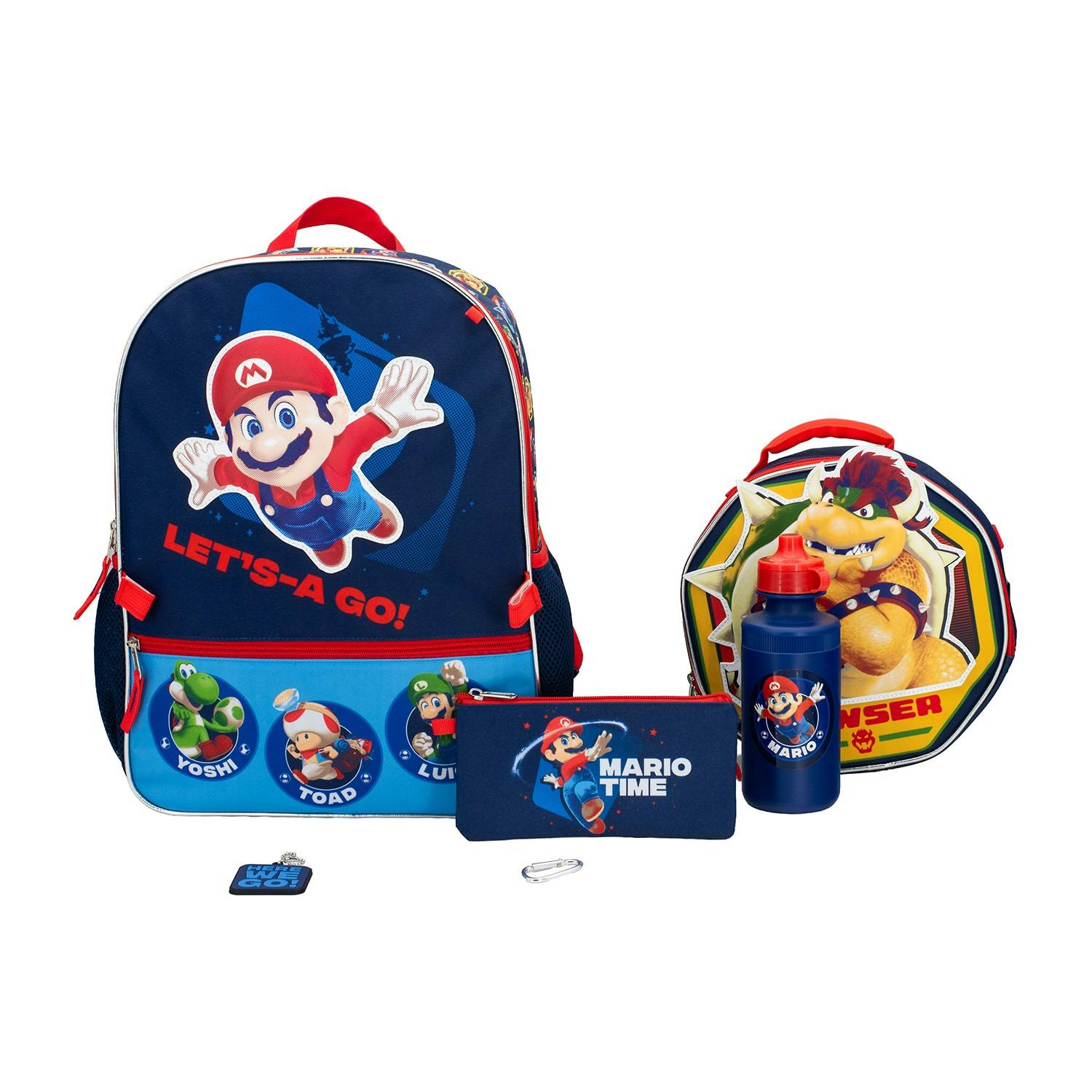 Super Mario Backpack Set