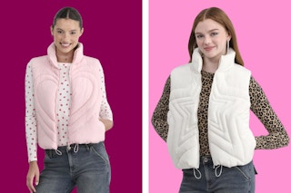 walmart no boundaries quilted puffer vest collage