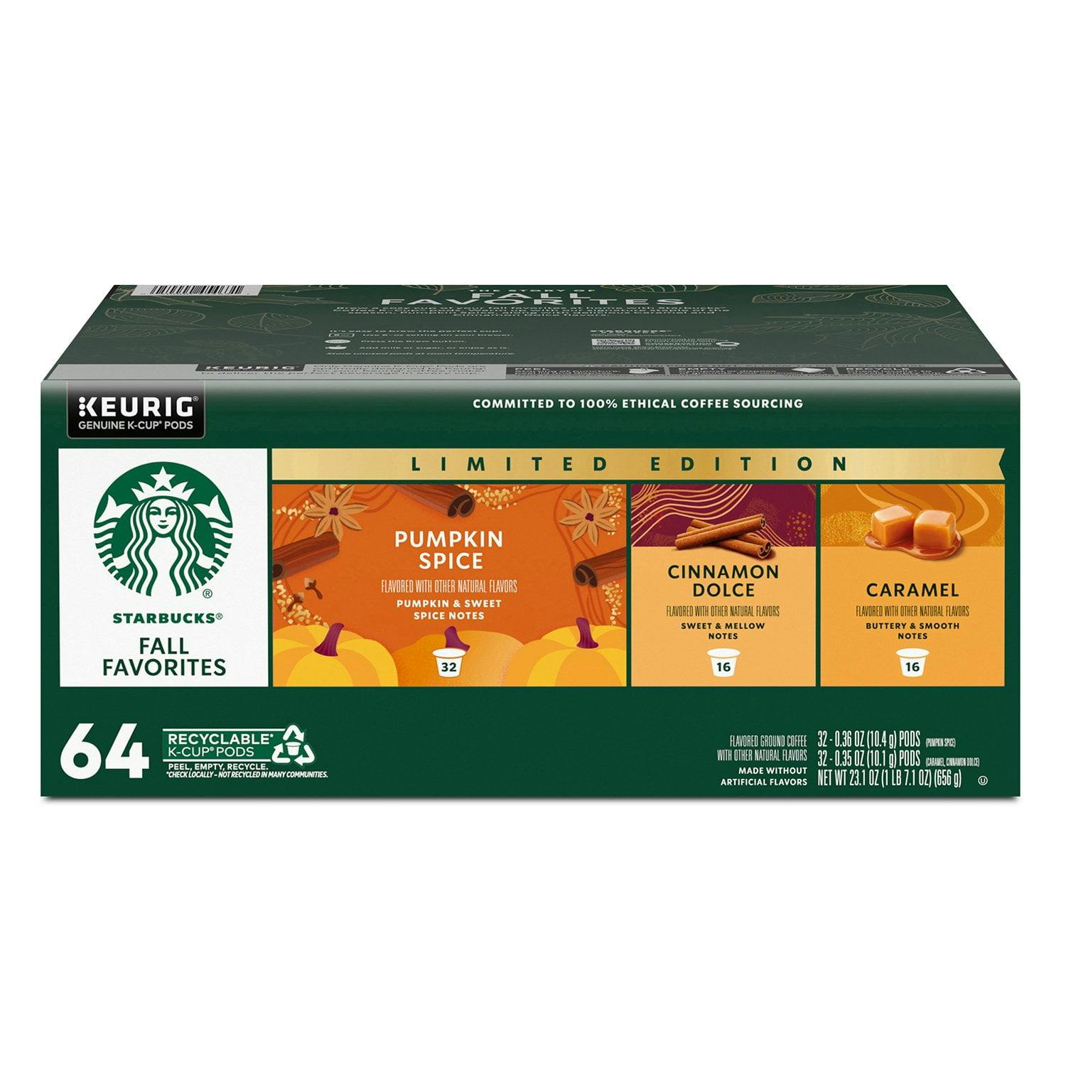Starbucks Fall K-Cup Pods 64-Pack
