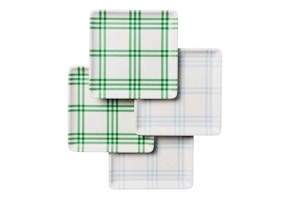 Magnolia Melamine Plates Set