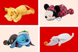 target disney cuddleez plush collage