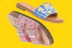2 styles of women's beaded sandals from JCPenney