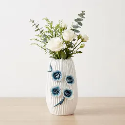 White Flower Vase