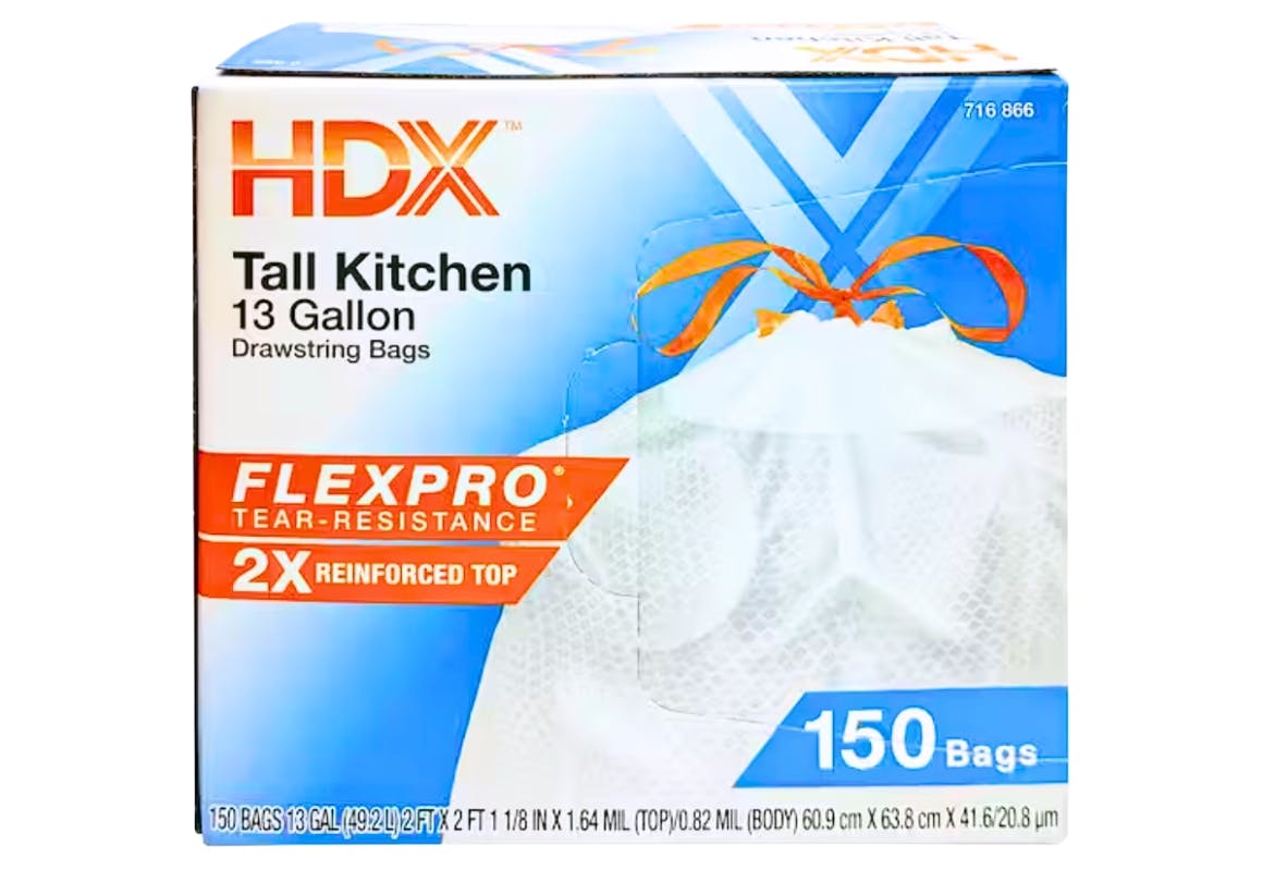 HDX FlexPro Kitchen Trash Bags