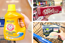 detergent soda ice cream collage