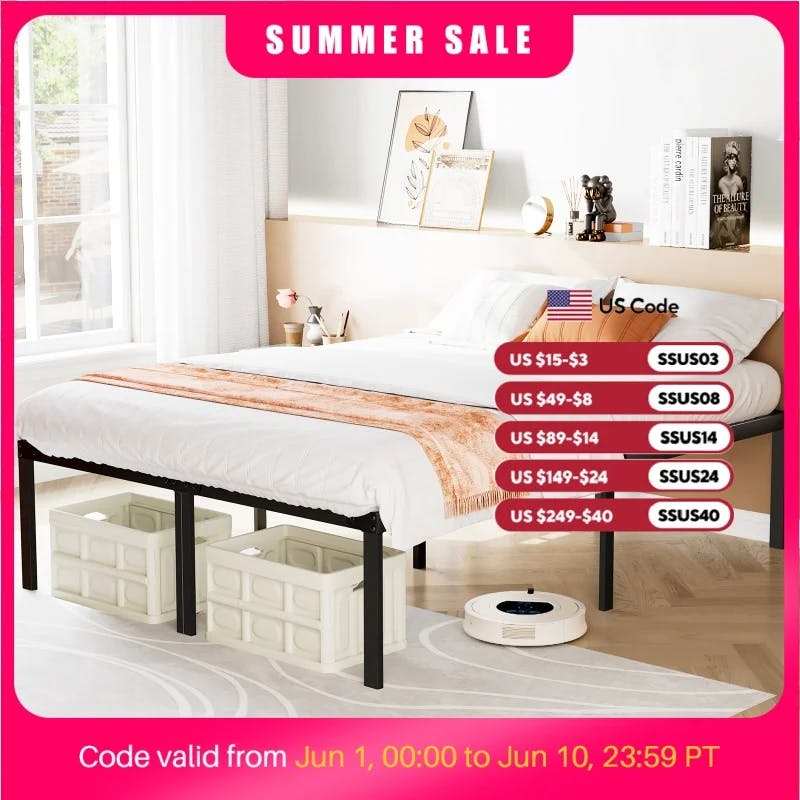 Metal Platform Bed Frame