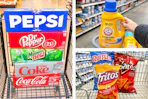 soda detergent chips collage