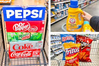 soda detergent chips collage