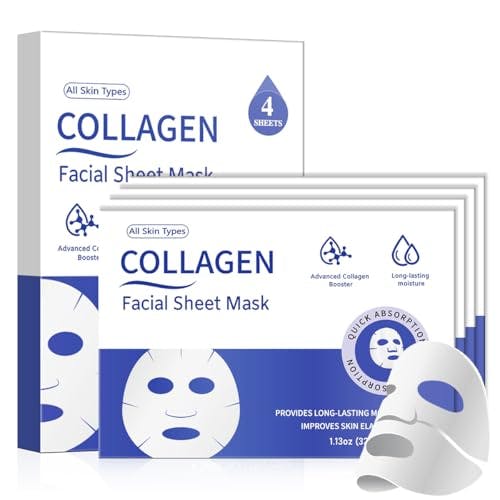 Collagen Face Mask 4-Pack