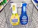dawn and mr. clean spray in walgreens cart