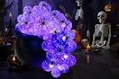 a bubbling cauldron on a table