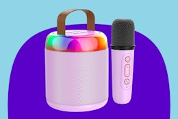 Mini Karaoke Machine 1 mic B0CYSGWJ1W
