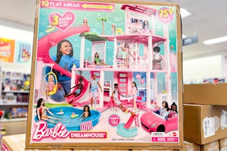 the barbie dreamhouse in a box at kohl's