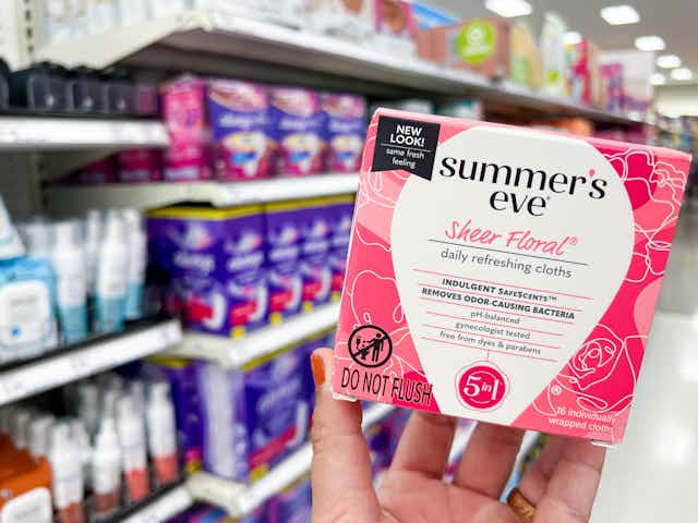 Summer's Eve Cleansing Packs, Just $0.34 per Pack at Walgreens (Easy Deal) card image