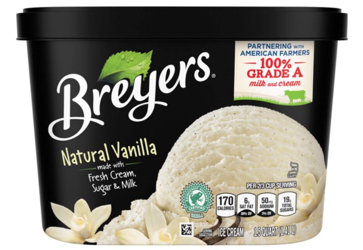 2 Breyers Ice Creams