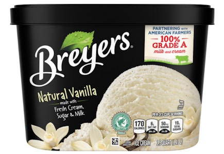 2 Breyers Ice Creams