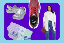 walmart apparel crocs sneakers cardigan