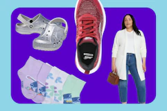 walmart apparel crocs sneakers cardigan