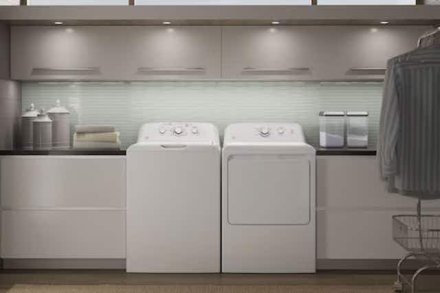 GE Top-Load Washer, Just $282 at Lowe's (Reg. $699) — Will Sell Out card image