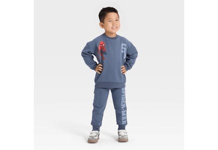 Spider-Man Toddler Fleece Set