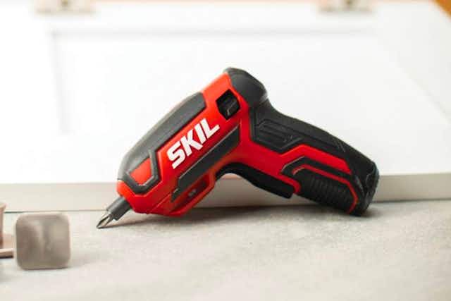 $16 Cordless Power Screwdriver Set + More Skil Power Tool Amazon Deals card image