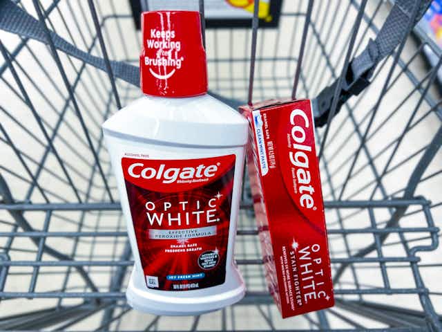 Walgreens Deals Under $1: $0.50 Colgate Mouthwash and Toothpaste card image