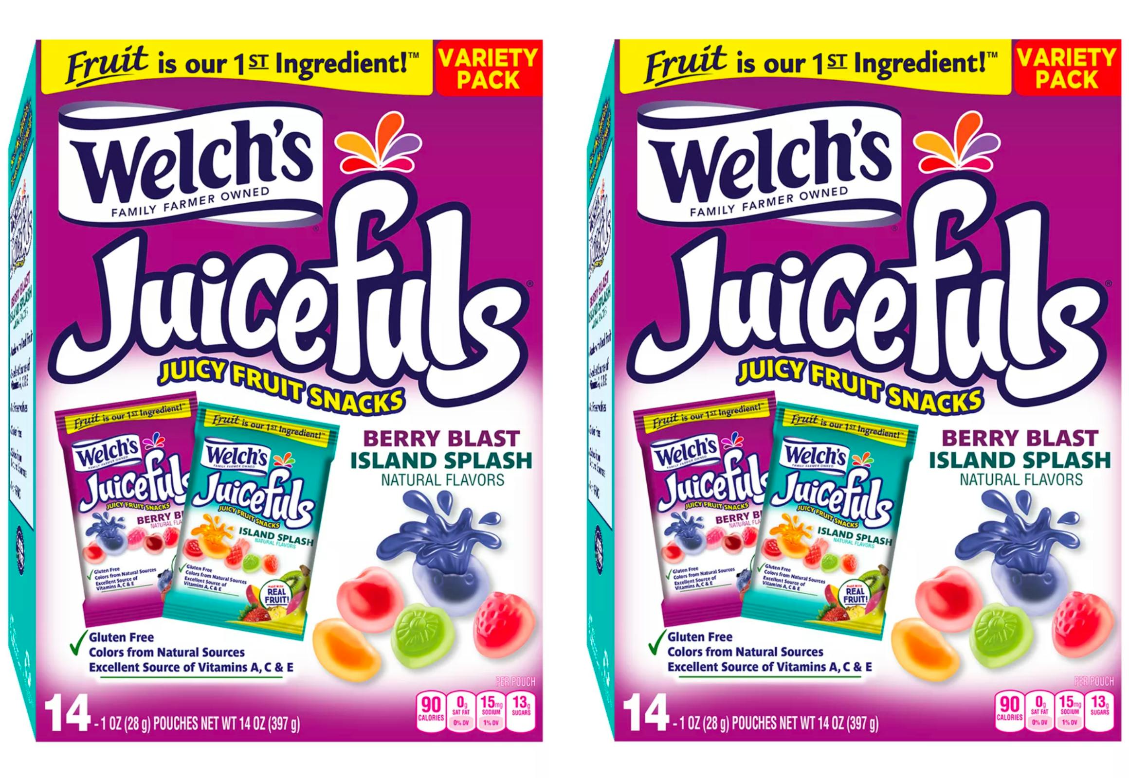2 Welch's Fruit Snacks