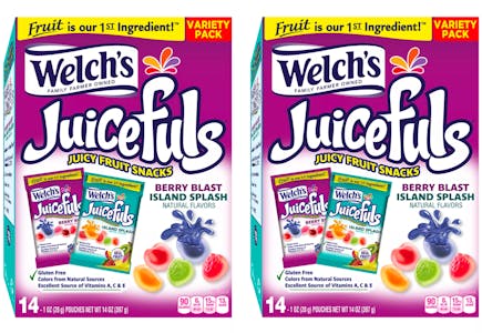 2 Welch's Fruit Snacks