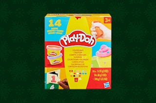 a play-doh advent calendar